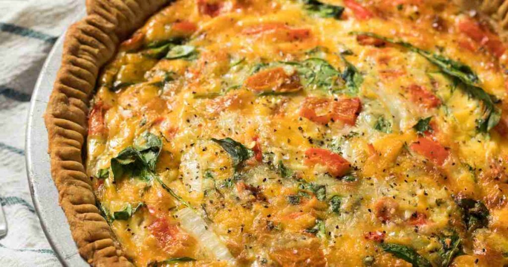 Colorful and appetizing Veggie Breakfast Bakes fresh out of the oven. veggie breakfast bakes Veggie Breakfast Bakes Recipe Veggie Breakfast Bakes Recipe 1 1024x538