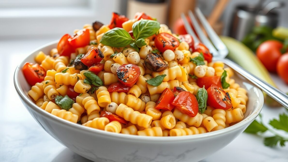 cool summer pasta salad